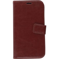 Hülle iPhone 11 Pro - Premium Flip Leder Tasche - Braun