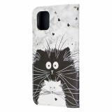 iPhone 13 Pro Max Case Hülle - Flip Schwarz-weiße Katze
