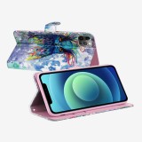 Hülle iPhone 16e - 3D Flip Bunte Eule