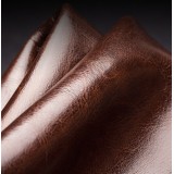iPhone 13 Pro Max Case Hülle - Qialino Flip Echtleder - Braun