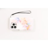 iPhone 13 Pro Case Hülle - Flip Wallet Liquid Color mit Magnet Verschluss - Sunrise