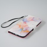 iPhone 13 Pro Case Hülle - Flip Wallet Liquid Color mit Magnet Verschluss - Sunrise