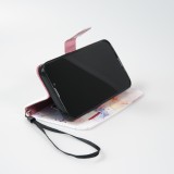 iPhone 13 Pro Case Hülle - Flip Wallet Liquid Color mit Magnet Verschluss - Sunrise