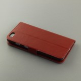 Hülle Samsung Galaxy S25 - Premium Flip Leder Tasche - Braun