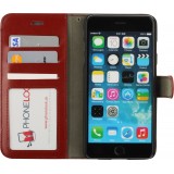 Hülle Samsung Galaxy S25 - Premium Flip Leder Tasche - Braun