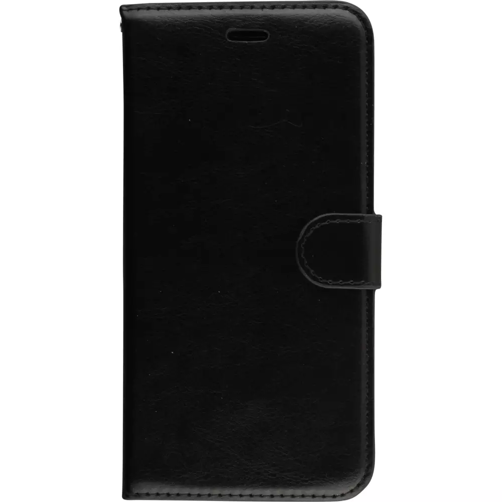 Hülle iPhone 5/5s / SE (2016) - Premium Flip - Schwarz