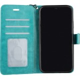 Hülle iPhone Xs Max - Premium Flip - Türkis