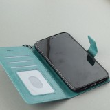 Hülle iPhone Xs Max - Premium Flip - Türkis