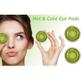 Wiederverwendbare Kiwi-K&uuml;hlgele f&uuml;r Augen und Gesicht - K&auml;ltebehandlung (4 St&uuml;ck)