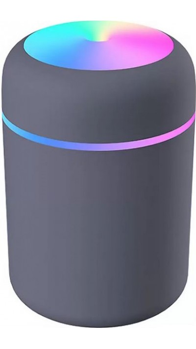 H2O Humidifier Luftbefeuchter kompakt inkl. multicolor LED Licht - Schwarz