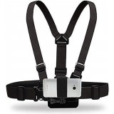 Universal Brustharnisch mit Smartphone- & GoPro Halterung FPV inkl. Haltearm - Schwarz