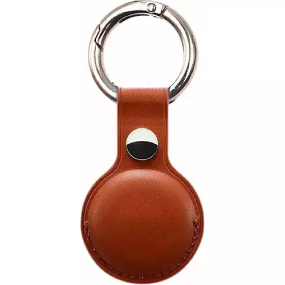 AirTag Schlüsselanhänger - Leder - Braun