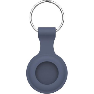 AirTag Schlüsselanhänger - Silikon - Blau grau