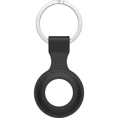 AirTag Schlüsselanhänger - Silikon - Schwarz