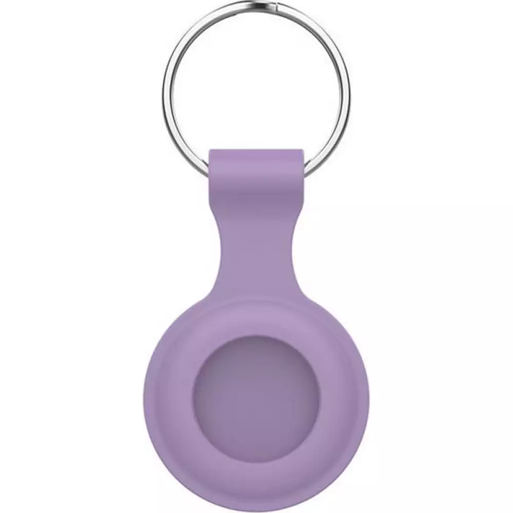 AirTag Schlüsselanhänger - Silikon - Violett