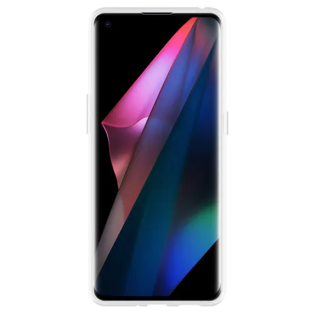 Hülle OPPO Find X3 Pro - Gummi Transparent Silikon Gel Simple Super Clear flexibel