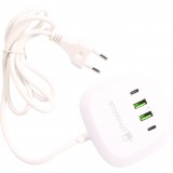 USB-A / USB-C Multi-Stecker Ladestation 40W PhoneLook - Weiss