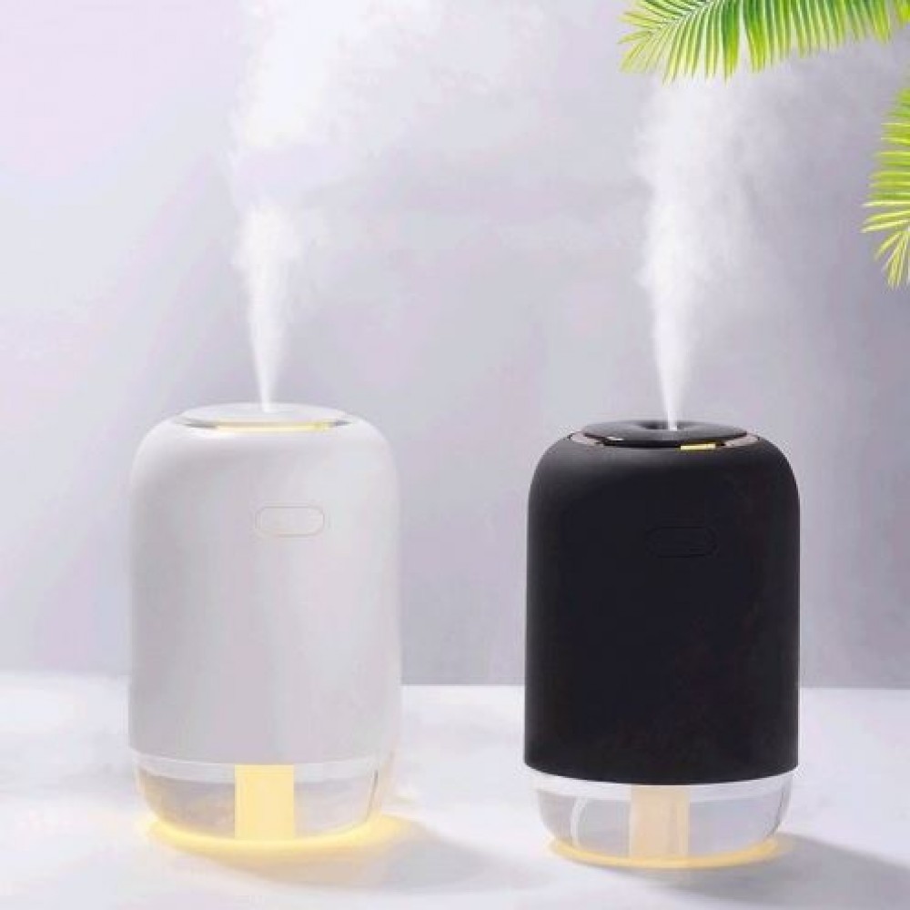 Portabler Luftbefeuchter H03 mit LED Ambientebeleuchtung - Weiss