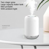 Portabler Luftbefeuchter H03 mit LED Ambientebeleuchtung - Weiss