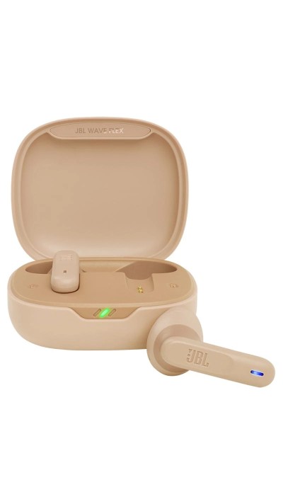 JBL Wave Flex TWS deep bass - kabellose Bluetooth-Kopfhörer in-ear - Beige