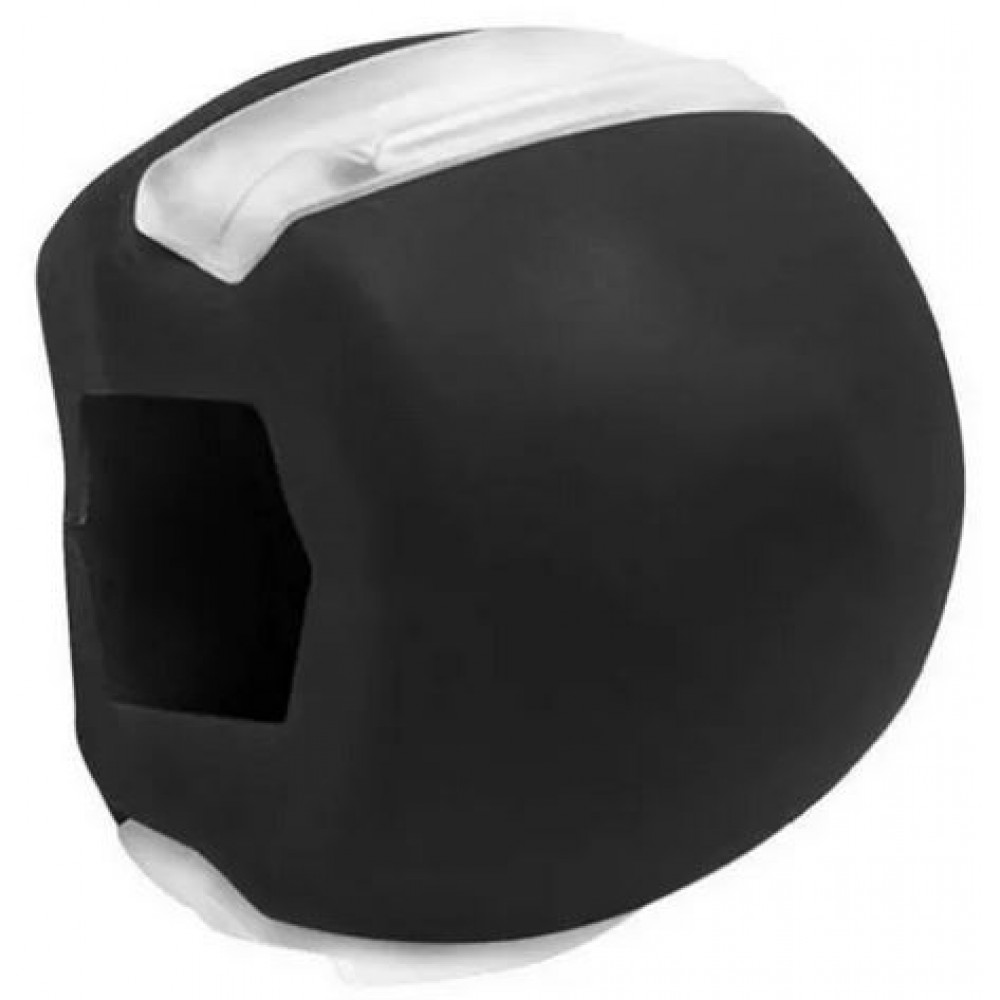 Kiefermuskel Trainer Jawline Gummiball für straffere Gesichtsmuskel - Schwarz