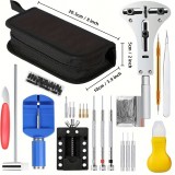 Uhren Reparatur Werkzeug Set (147 Teile) - Komplettes Uhrenmacher Kit - Schwarz
