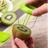 Kiwi découpeur & Extracteur de fruits - Outil de cuisine pour kiwis - Vert