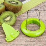 Kiwi découpeur & Extracteur de fruits - Outil de cuisine pour kiwis - Vert