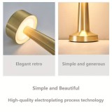Tischlampe Metall Kupfer Vintage Wireless LED Touch-Control - Gold