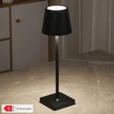 Design Tischlampe kabellos mit Touch-Steuerung - Dimmbares LED Nachtlicht - Schwarz