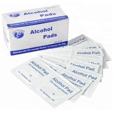 Paquet de mini lingettes désinfectantes (paquet de 100) pour les mains / le matériel - 75% Alc.