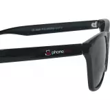 UV400 Sonnenbrillen mit Kunststoffrahmen PhoneLook - Schwarz
