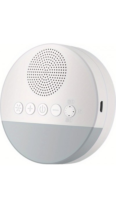 Schlafgerät Beruhigende Weißrauschmaschine mit integrierter LED-Nachtlicht für entspannten Schlaf von Baby, Kind und Erwachsenem