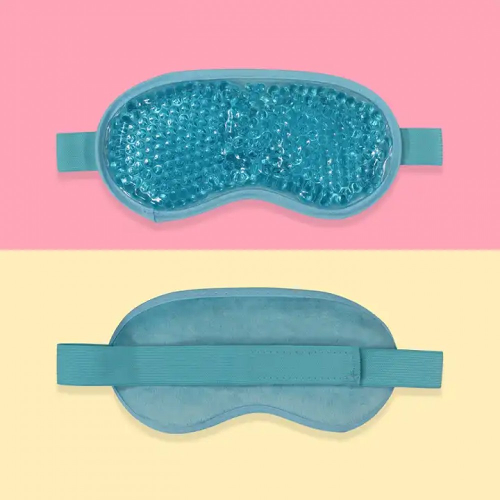 Masque chaud froid yeux anti fatigue et migraine ophtalmique - Bleu