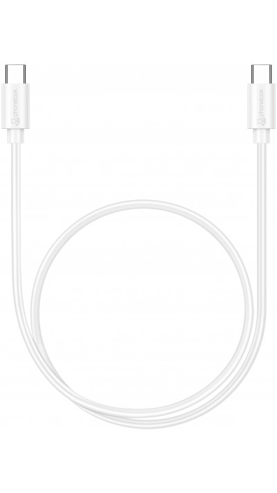 USB-C auf USB-C Ladekabel (50 cm) - PhoneLook - Weiss