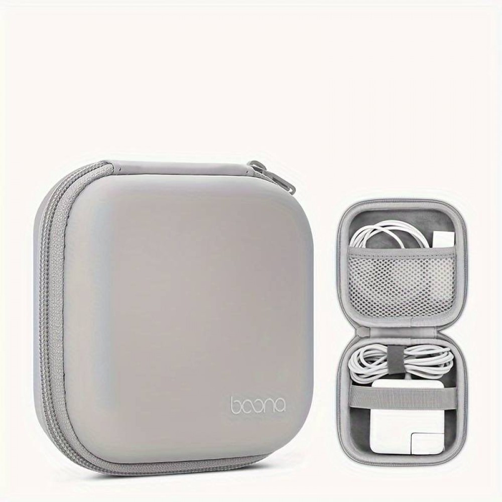 Universelle Mini-Tasche für MacBook-Ladegerät + Ladekabel & Zubehör - Grau