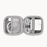 Universelle Mini-Tasche für MacBook-Ladegerät + Ladekabel & Zubehör - Grau