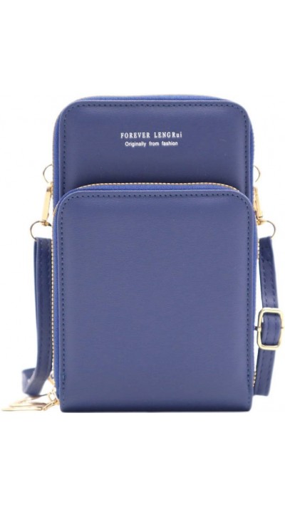 Mini elegante Handtasche universal Transporttüte für Smartphone - Dunkelblau