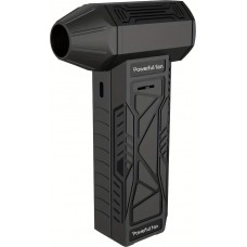 Hochgeschwindigkeits Mini Turbofan Handventilator (130000 U/min) Tragbarer Ventilator - Schwarz