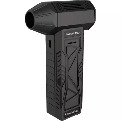 Hochgeschwindigkeits Mini Turbofan Handventilator (130000 U/min) Tragbarer Ventilator - Schwarz