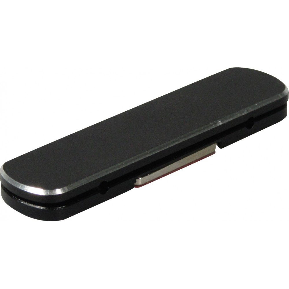 Mini support pliable pour smartphone et tablette en aluminium - Noir