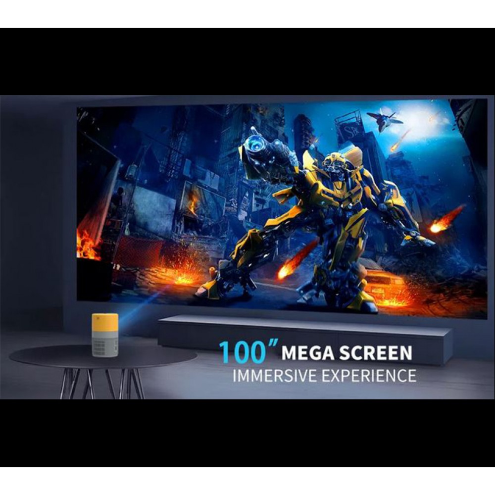 Mini vidéoprojecteur LED YT400 Projecteur 1080p multimédia beamer