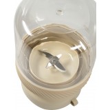 Tragbarer Akku-Mixer grosse Kapazität 1L Smoothie Maker tragbar mit Schlaufe - Weiss