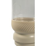 Tragbarer Akku-Mixer grosse Kapazität 1L Smoothie Maker tragbar mit Schlaufe - Weiss