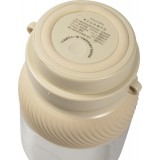 Tragbarer Akku-Mixer grosse Kapazität 1L Smoothie Maker tragbar mit Schlaufe - Weiss