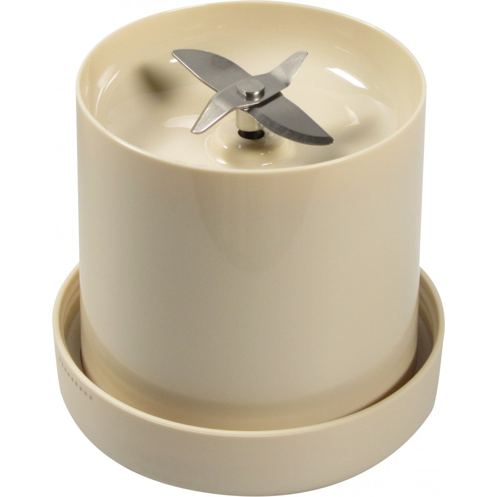 Tragbarer Akku-Mixer grosse Kapazität 1L Smoothie Maker tragbar mit Schlaufe - Weiss