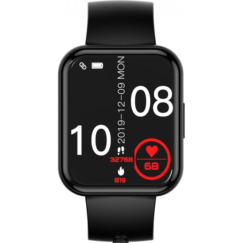 Choetech WT001 Smartwatch Bluetooth 5.0 IP67 wasserdicht - Multifunktionale Sportuhr mit Anrufbeantwortung - Schwarz