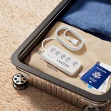 Multiprise 11 en 1 avec protection contre les surcharges (5 prises, 4x USB-A, 2x USB-C, switch on & off) - Blanc