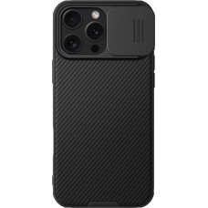 iPhone 16 Pro Case Hülle - Nillkin CamShield Pro Magnetic Case mit MagSafe - Schwarz
