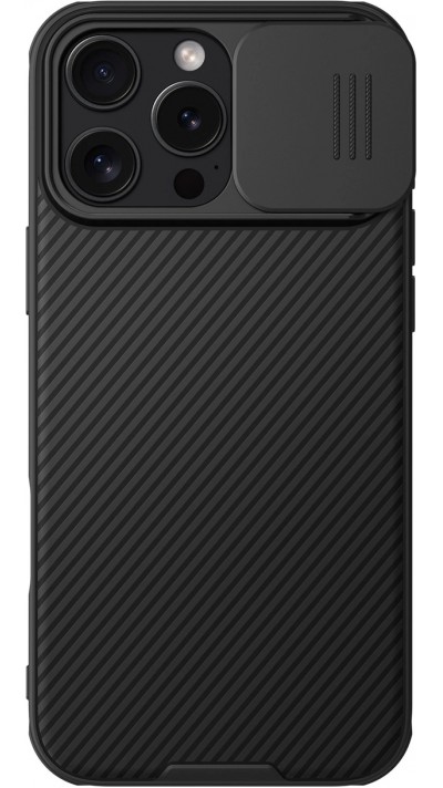 iPhone 16 Pro Case Hülle - Nillkin CamShield Pro Magnetic Case mit MagSafe - Schwarz